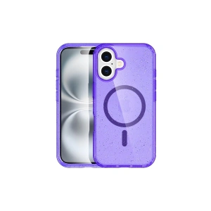 İphone 16 Plus Kılıf  Magsafe Kapak - Mor