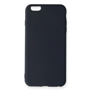 İphone 6 Plus Kılıf Nano İçi Kadife Silikon - Lacivert