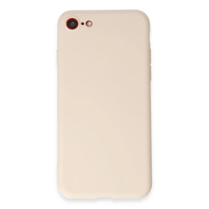 İphone 7 Kılıf First Silikon - Krem