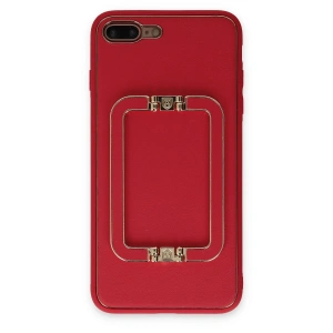 İphone 7 Plus Kılıf Coco Elit Kapak - Kırmızı