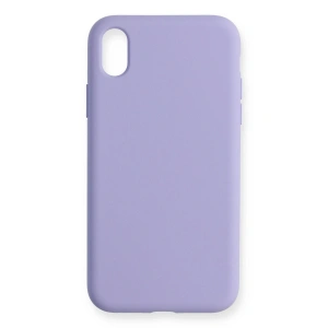 İphone Xr Kılıf Nano İçi Kadife Silikon - Lila
