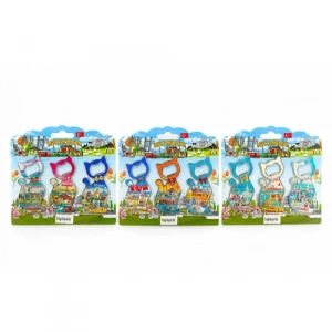 İstanbul Temalı Metal Buzdolapı Süsü Magnet 3Lü Set