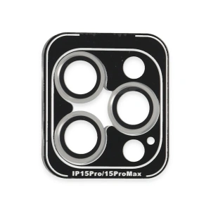 Joko Apple İphone 15 Pro Max Pvd Metal Kamera Lens - Gümüş