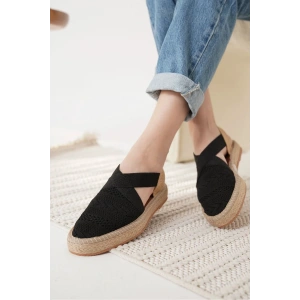 Kadın Siyah Espadril Ayakkabı TR19MY01A