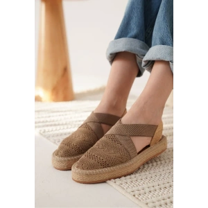 Kadın Vizon Espadril Ayakkabı TR19MY01D