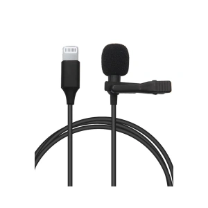 Lightning 2 Metre Double Mikrofon - Siyah