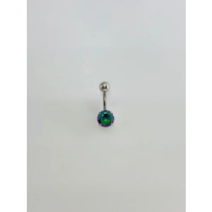 Mistik Topaz Taşlı Göbek Piercing
