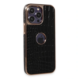 Newface Apple İphone 13 Pro Max Kılıf Snake Kapak - Siyah