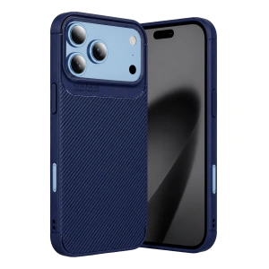 Newface Apple İphone 18 Pro Max Auto Focus Karbon Kapak - Lacivert