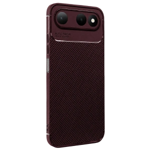 Newface Tecno Spark 50 5g Auto Focus Karbon Kapak - Bordo
