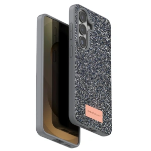 Onegif Samsung Galaxy S26 Bright Simli Kapak - Gümüş