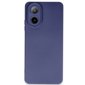 Oppo A38 Kılıf Nano İçi Kadife Silikon - Lacivert