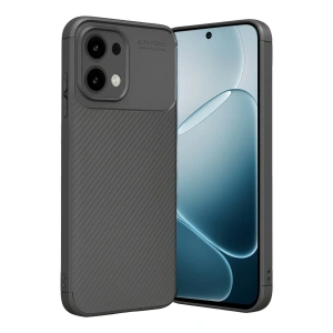 Oppo A6 Pro 4g Auto Focus Karbon Kapak - Gri