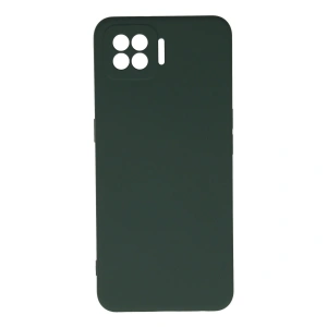 Oppo A73 Kılıf Nano İçi Kadife Silikon - Koyu Yeşil