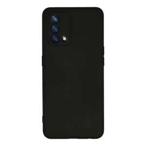 Oppo A74 4g Kılıf Nano İçi Kadife Silikon - Siyah