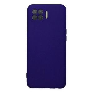 Oppo Reno 4 Lite Kılıf Nano İçi Kadife Silikon - Mor