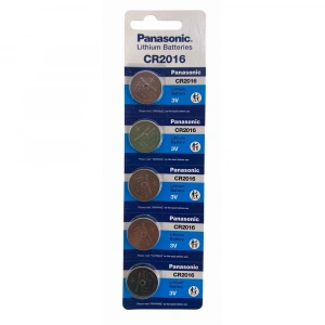 Panasonic Cr2016 3v Lityum Düğme Pil 5’li Kartela 5 Adet