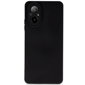 Realme 12 Lite Kılıf Nano İçi Kadife Silikon - Siyah