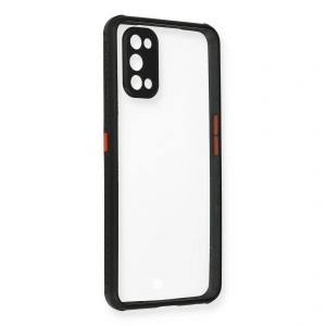 Realme 7 Pro Kılıf Miami Şeffaf Silikon - Siyah
