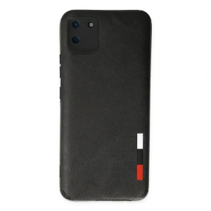 Realme C11 Kılıf Loop Deri Silikon - Siyah