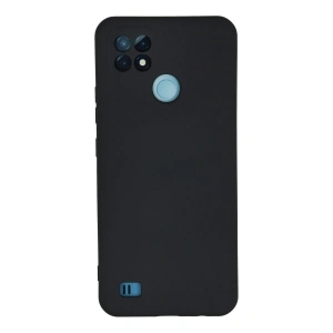 Realme C21 Kılıf Nano İçi Kadife Silikon - Lacivert