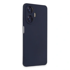 Realme C55 Kılıf Nano İçi Kadife Silikon - Mor