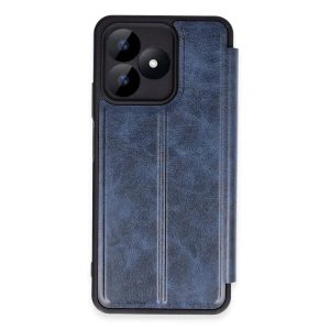 Realme Note 50 4g Kılıf Flip Cover - Lacivert
