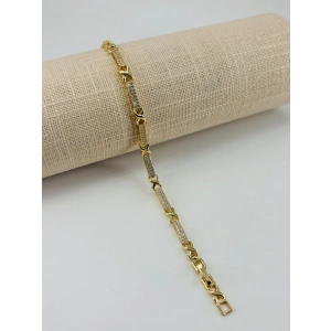 Renk  Pirinç Cm Bileklik 17+2 Cm  - Kbl0485