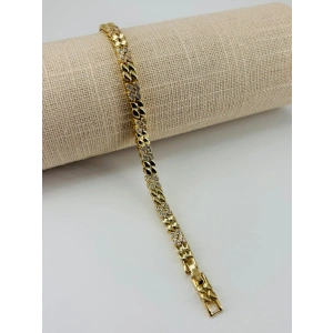 Renk  Pirinç Cm Bileklik 17+2 Cm  - Kbl0486