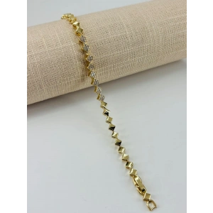 Renk  Pirinç Cm Bileklik 17+2 Cm  - Kbl0491