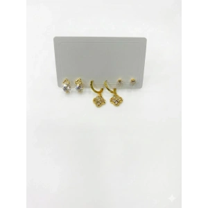 Sallantılı Altılı Küpe