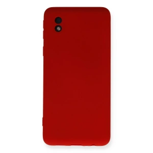 Samsung Galaxy A01 Core Kılıf Nano İçi Kadife Silikon - Kırmızı
