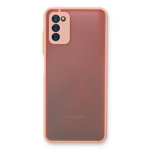 Samsung Galaxy A03s Kılıf Montreal Silikon Kapak - Pembe