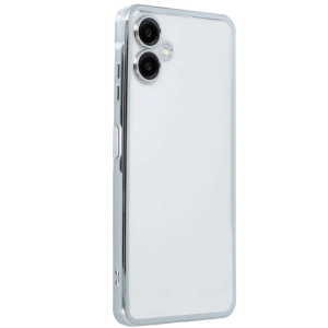 Samsung Galaxy A06 Kılıf Razer Lensli Silikon - Gümüş