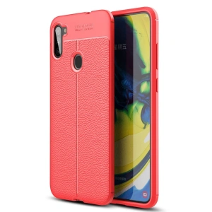 Samsung Galaxy A11 Kılıf Auto Focus Kapak - Kırmızı