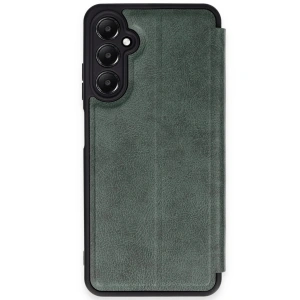 Samsung Galaxy A35 5g Kılıf Flip Cover - Koyu Yeşil