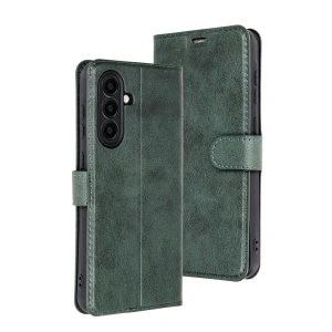 Samsung Galaxy A36 Kılıf Trend S Plus Kapaklı Kılıf - Yeşil