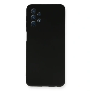 Samsung Galaxy A52 Kılıf Nano İçi Kadife Silikon - Siyah