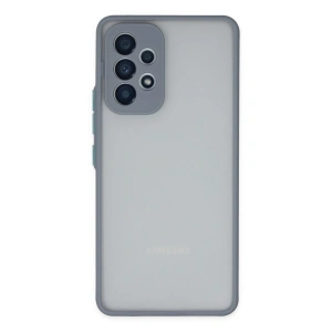 Samsung Galaxy A53 5g Kılıf Montreal Silikon Kapak - Gri
