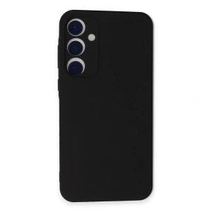 Samsung Galaxy A55 5g Kılıf Nano İçi Kadife Silikon - Siyah