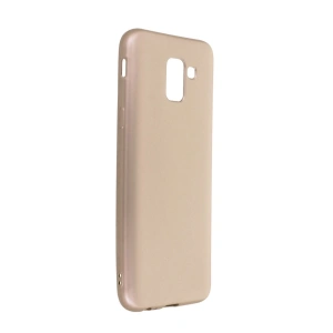 Samsung Galaxy J6 Kılıf First Silikon - Gold