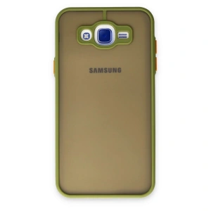 Samsung Galaxy J7 Kılıf Montreal Silikon Kapak - Açık Yeşil