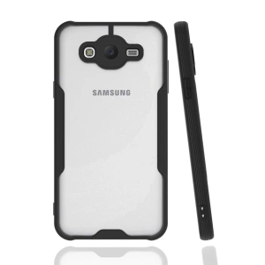 Samsung Galaxy J7 Kılıf Platin Silikon - Siyah