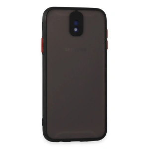 Samsung Galaxy J7 Pro / J730 Kılıf Montreal Silikon Kapak - Siyah