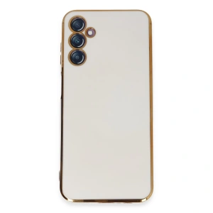 Samsung Galaxy M14 5g Kılıf Volet Silikon - Beyaz