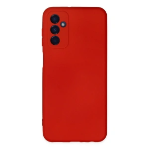 Samsung Galaxy M23 Kılıf Nano İçi Kadife Silikon - Kırmızı