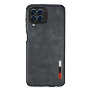 Samsung Galaxy M33 Kılıf Loop Deri Silikon - Lacivert