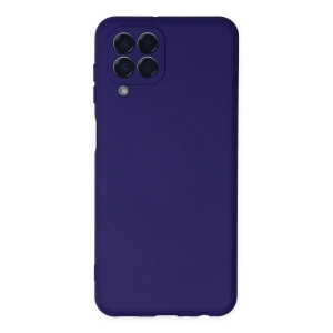 Samsung Galaxy M33 Kılıf Nano İçi Kadife Silikon - Mor