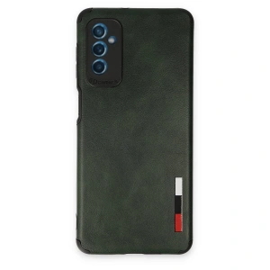 Samsung Galaxy M52 5g Kılıf Loop Deri Silikon - Yeşil
