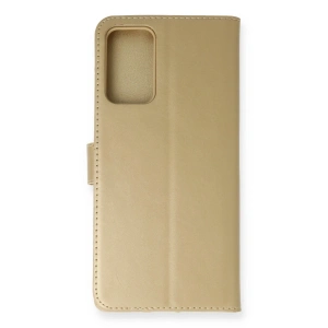 Samsung Galaxy Note 20 Kılıf Trend S Plus Kapaklı Kılıf - Gold